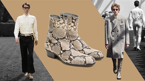 python skin gucci men boots|python boots for men.